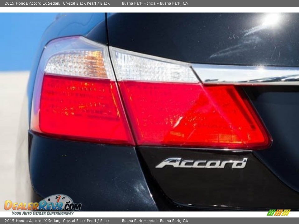 2015 Honda Accord LX Sedan Crystal Black Pearl / Black Photo #11