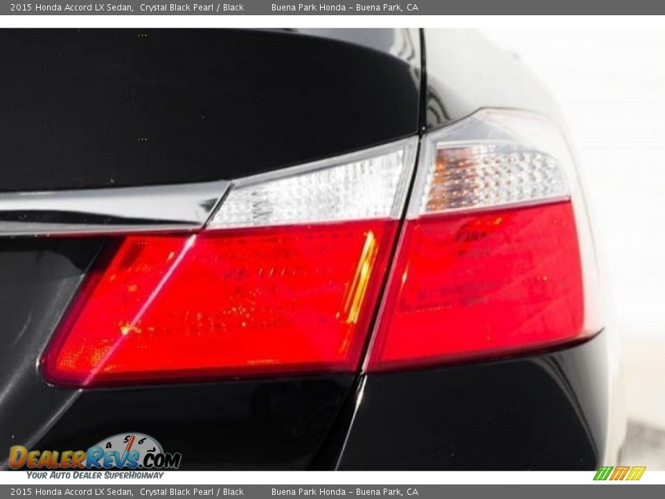 2015 Honda Accord LX Sedan Crystal Black Pearl / Black Photo #12