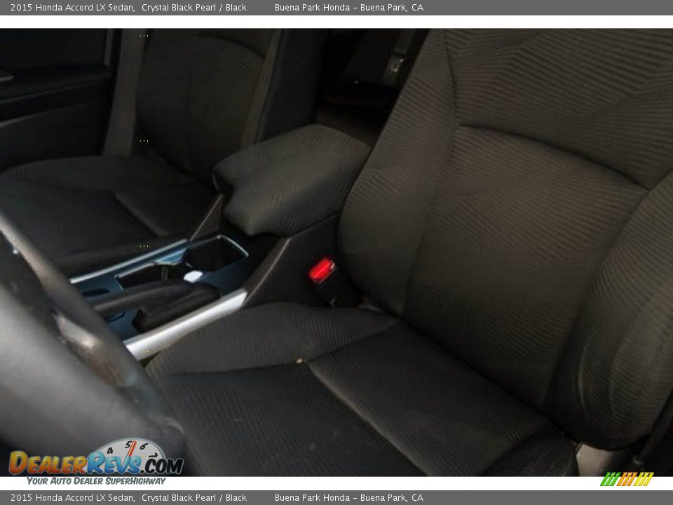 2015 Honda Accord LX Sedan Crystal Black Pearl / Black Photo #16