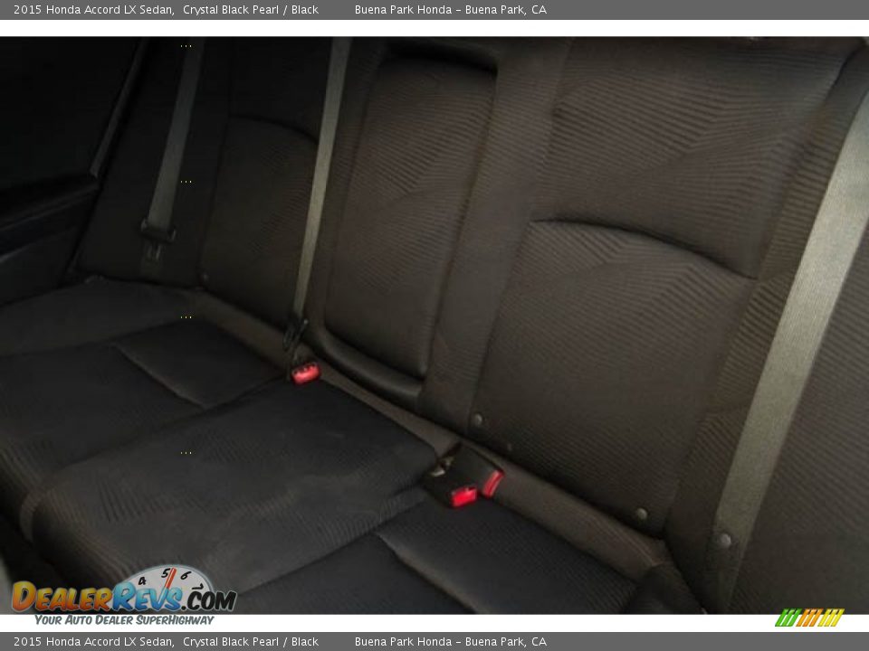 2015 Honda Accord LX Sedan Crystal Black Pearl / Black Photo #17