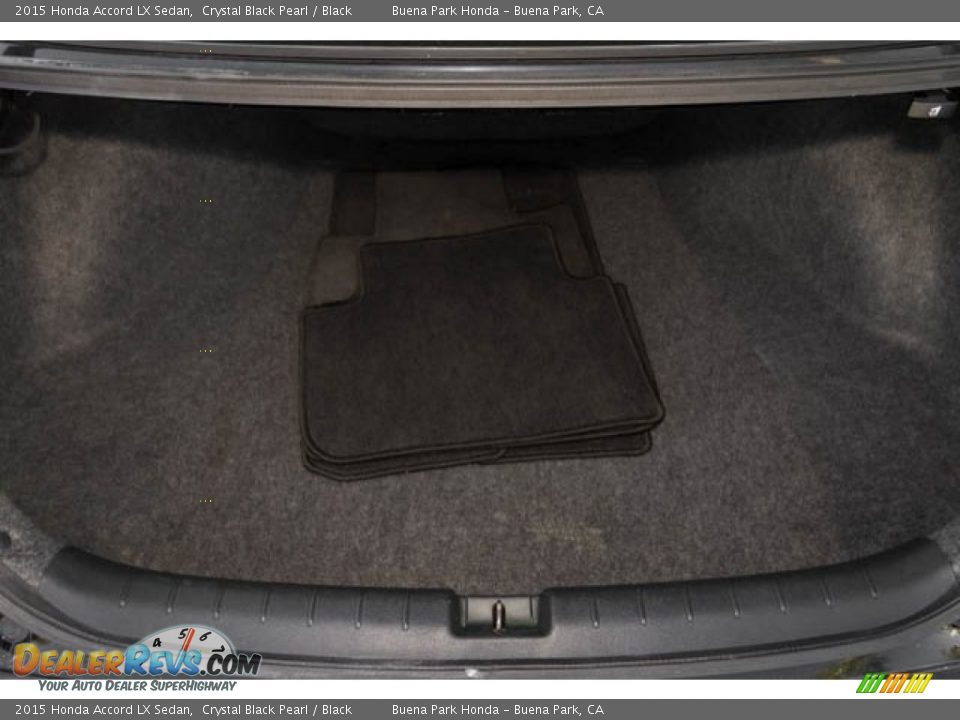 2015 Honda Accord LX Sedan Crystal Black Pearl / Black Photo #18