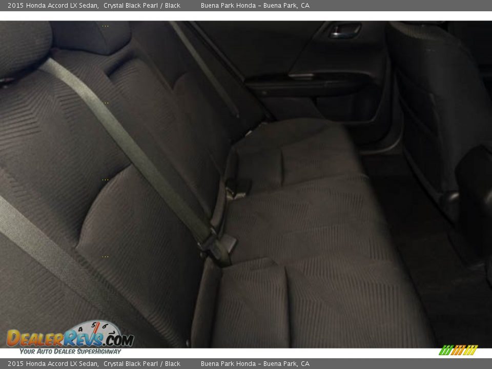 2015 Honda Accord LX Sedan Crystal Black Pearl / Black Photo #19