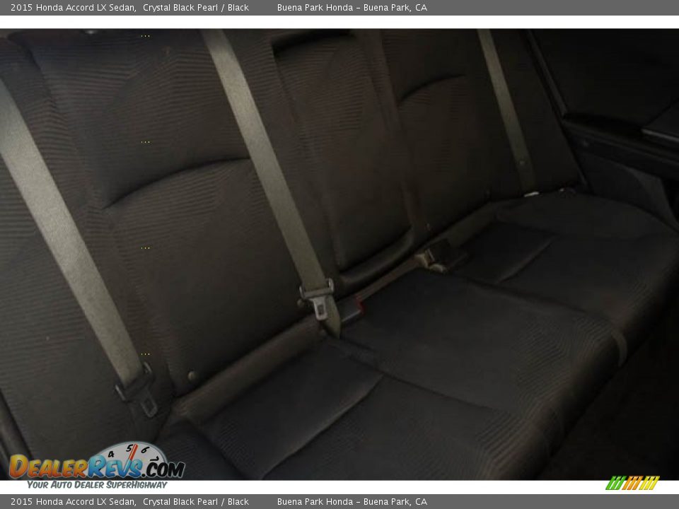 2015 Honda Accord LX Sedan Crystal Black Pearl / Black Photo #20