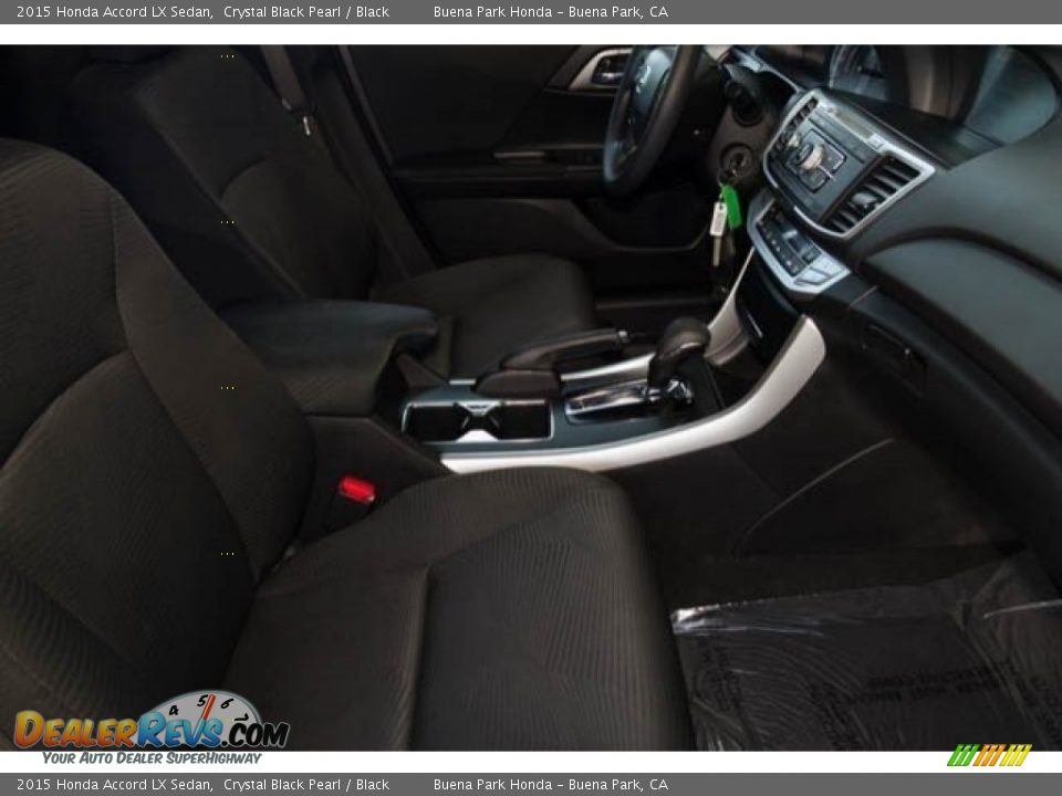 2015 Honda Accord LX Sedan Crystal Black Pearl / Black Photo #21