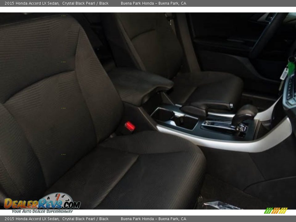 2015 Honda Accord LX Sedan Crystal Black Pearl / Black Photo #22