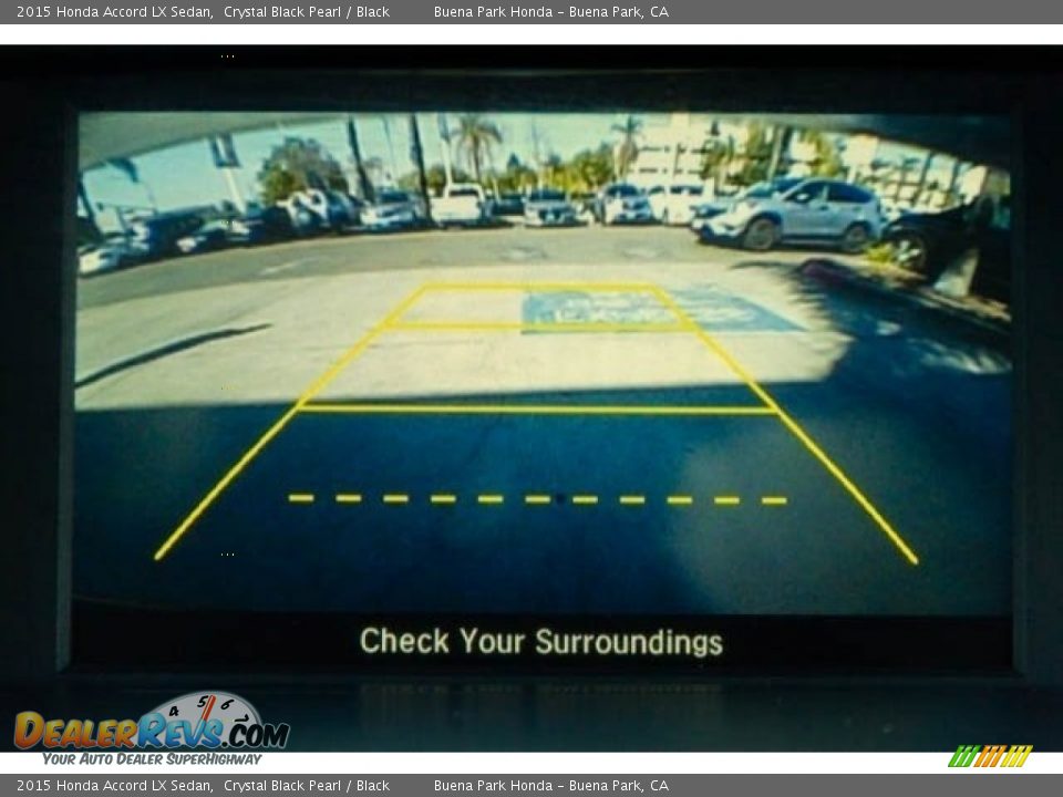 2015 Honda Accord LX Sedan Crystal Black Pearl / Black Photo #24