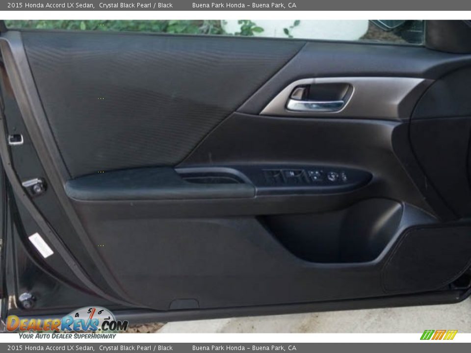 2015 Honda Accord LX Sedan Crystal Black Pearl / Black Photo #26