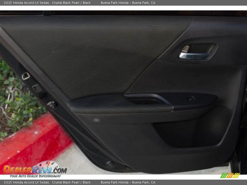 2015 Honda Accord LX Sedan Crystal Black Pearl / Black Photo #28
