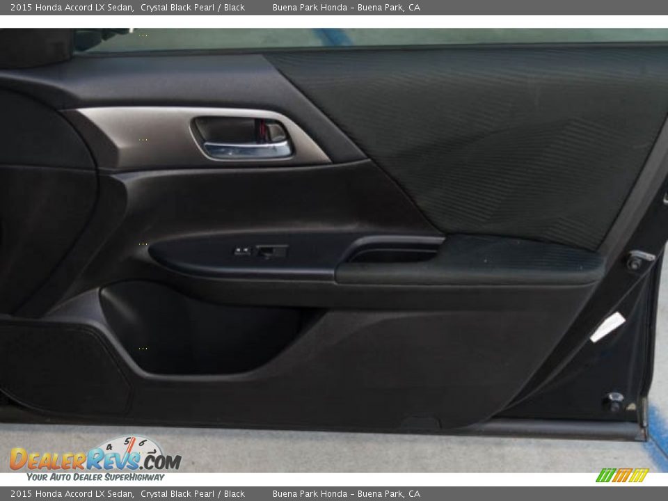 2015 Honda Accord LX Sedan Crystal Black Pearl / Black Photo #30