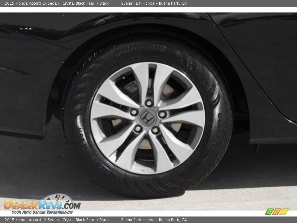 2015 Honda Accord LX Sedan Crystal Black Pearl / Black Photo #32