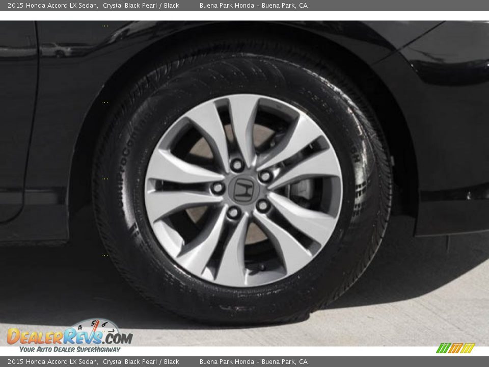 2015 Honda Accord LX Sedan Crystal Black Pearl / Black Photo #33