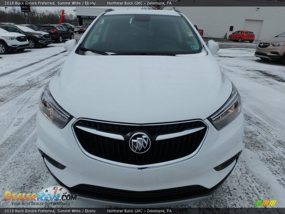 2018 Buick Encore Preferred Summit White / Ebony Photo #2