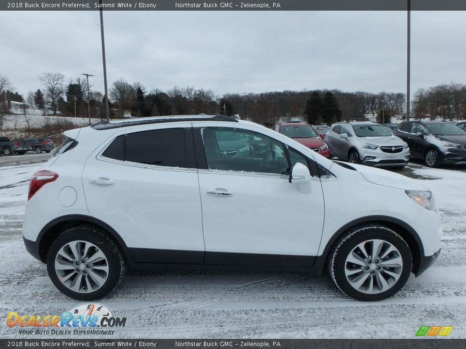 2018 Buick Encore Preferred Summit White / Ebony Photo #4