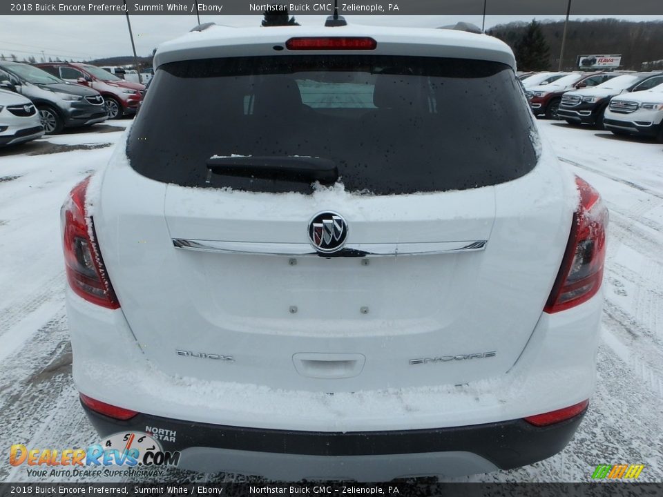 2018 Buick Encore Preferred Summit White / Ebony Photo #6