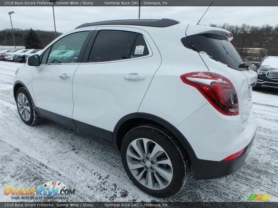 2018 Buick Encore Preferred Summit White / Ebony Photo #8