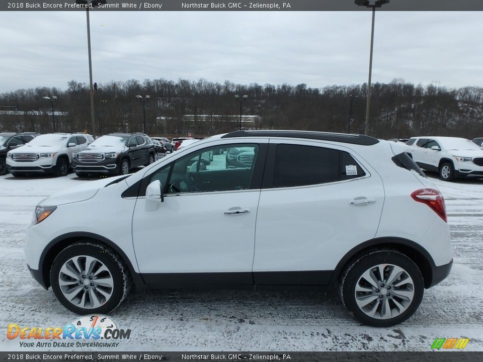 2018 Buick Encore Preferred Summit White / Ebony Photo #9