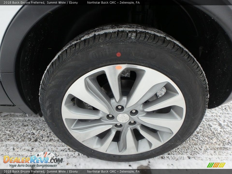 2018 Buick Encore Preferred Summit White / Ebony Photo #10