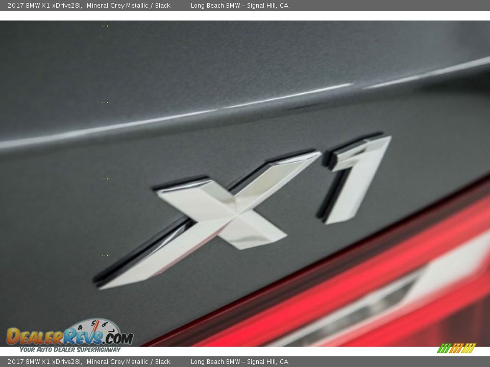 2017 BMW X1 xDrive28i Mineral Grey Metallic / Black Photo #6