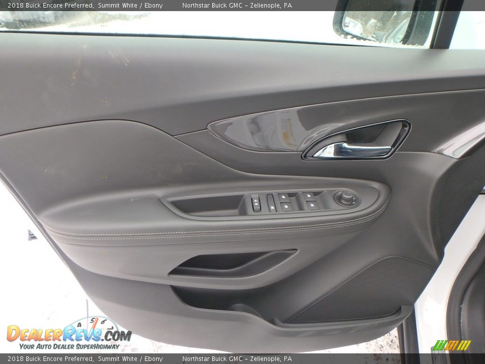 2018 Buick Encore Preferred Summit White / Ebony Photo #14