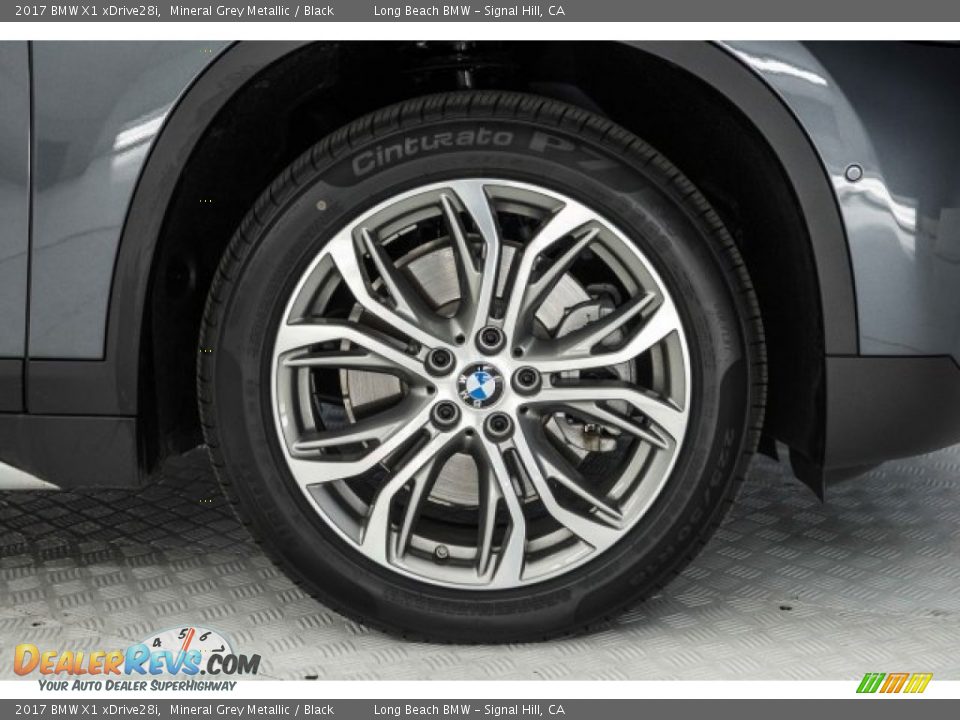2017 BMW X1 xDrive28i Mineral Grey Metallic / Black Photo #8