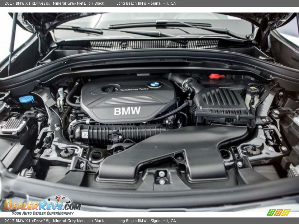 2017 BMW X1 xDrive28i Mineral Grey Metallic / Black Photo #9