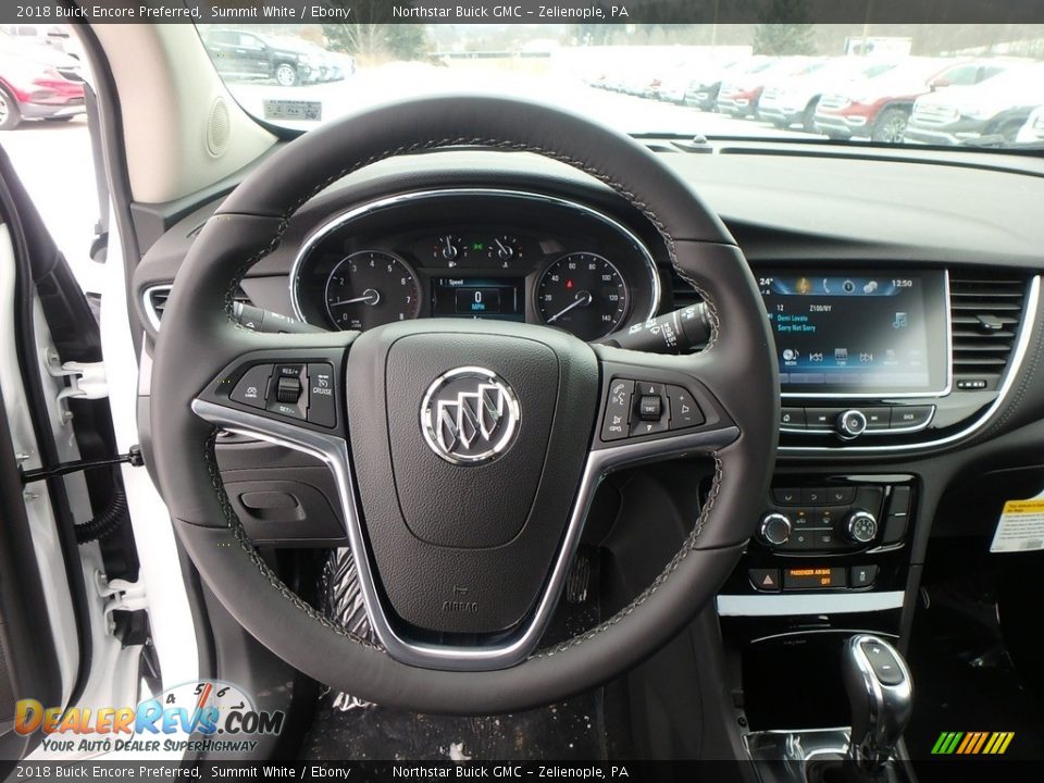 2018 Buick Encore Preferred Summit White / Ebony Photo #17