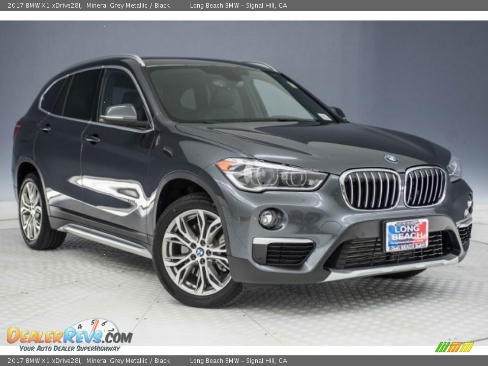 2017 BMW X1 xDrive28i Mineral Grey Metallic / Black Photo #12