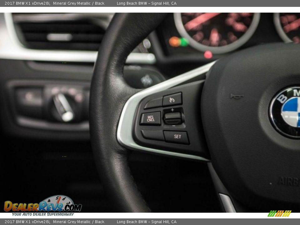 2017 BMW X1 xDrive28i Mineral Grey Metallic / Black Photo #13