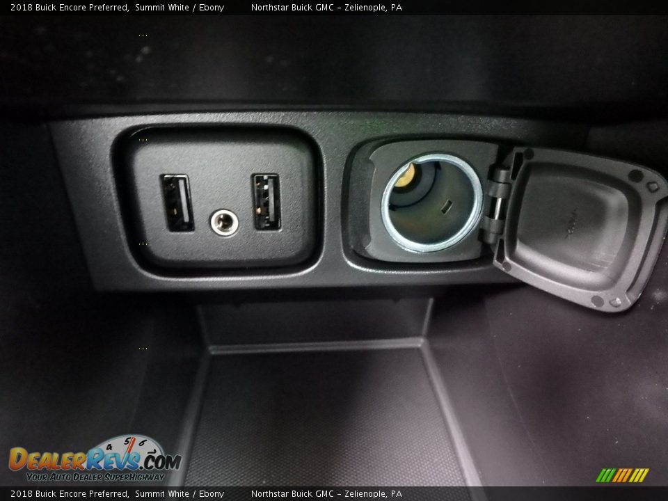 2018 Buick Encore Preferred Summit White / Ebony Photo #18