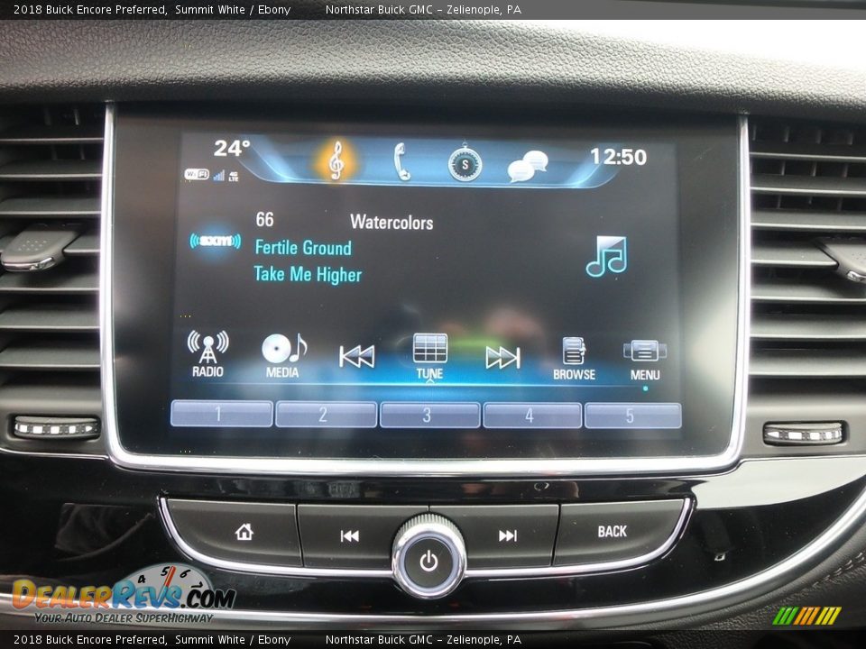 2018 Buick Encore Preferred Summit White / Ebony Photo #19