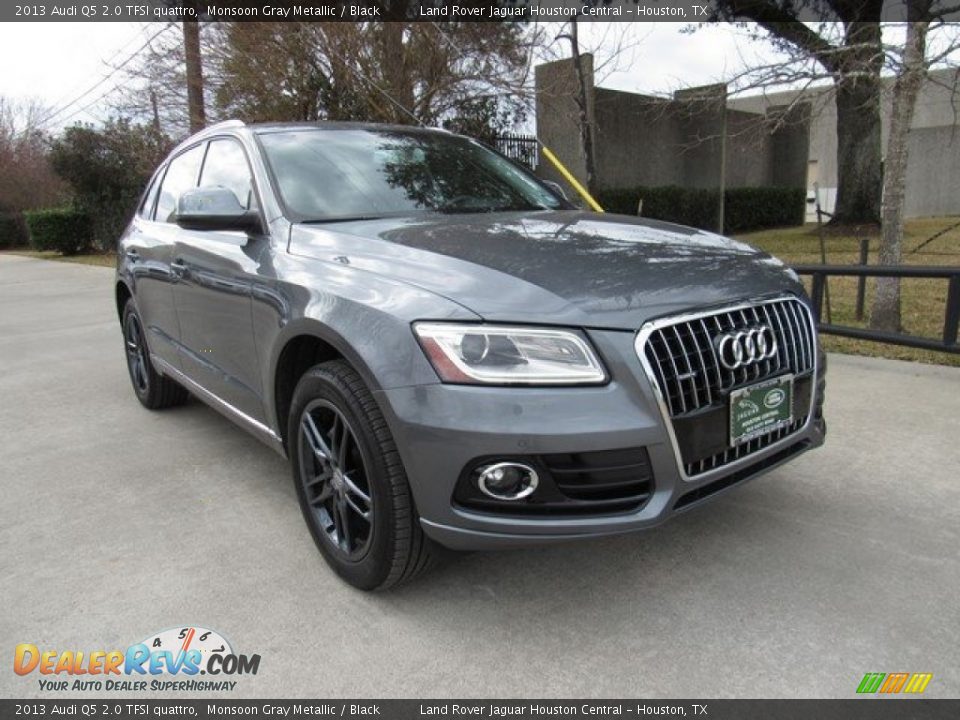 2013 Audi Q5 2.0 TFSI quattro Monsoon Gray Metallic / Black Photo #2