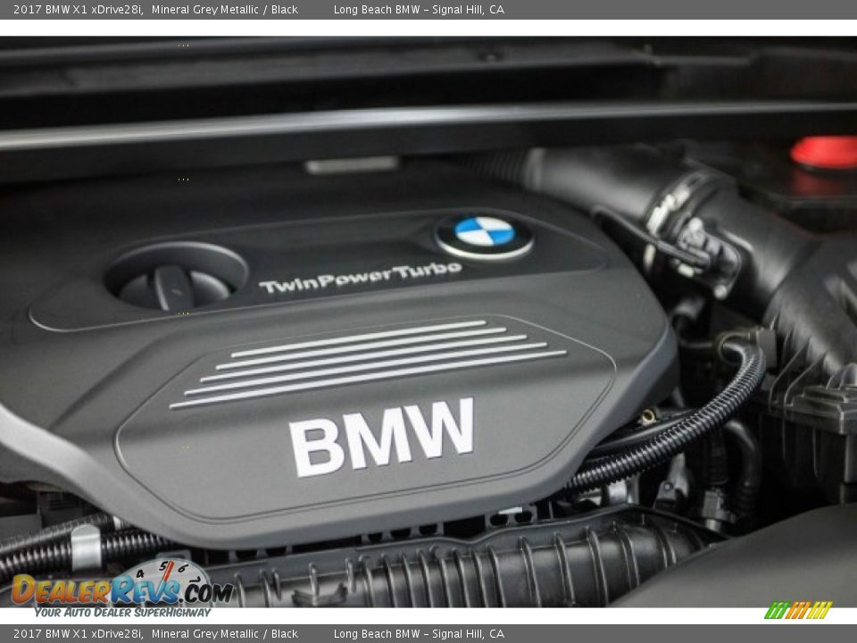 2017 BMW X1 xDrive28i Mineral Grey Metallic / Black Photo #24