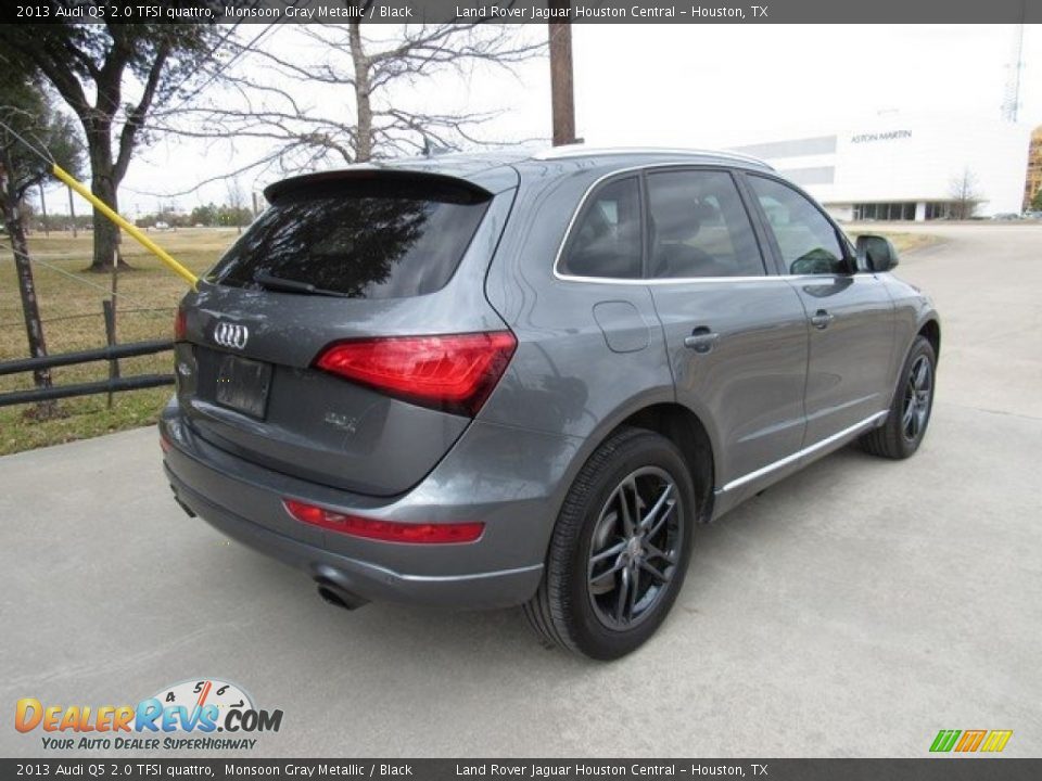 2013 Audi Q5 2.0 TFSI quattro Monsoon Gray Metallic / Black Photo #7