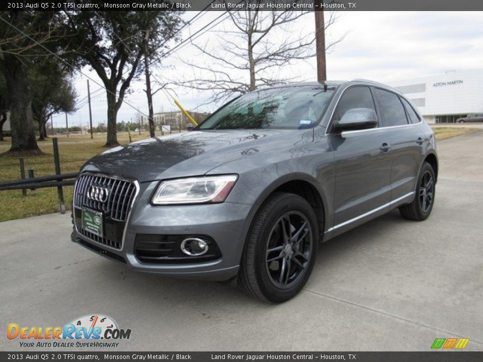 2013 Audi Q5 2.0 TFSI quattro Monsoon Gray Metallic / Black Photo #10