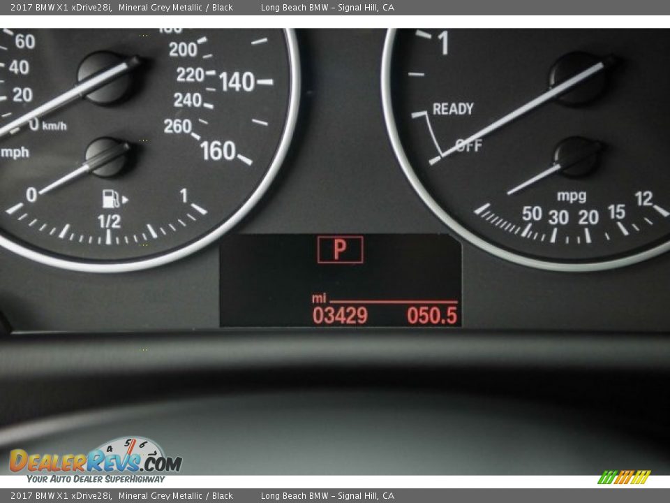 2017 BMW X1 xDrive28i Mineral Grey Metallic / Black Photo #29