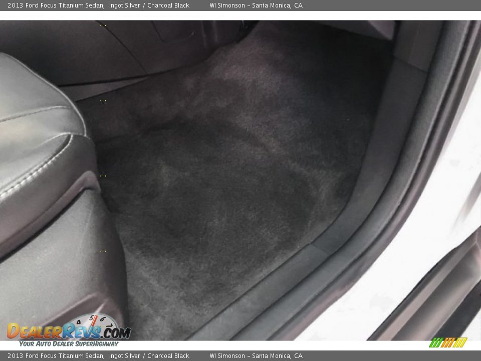 2013 Ford Focus Titanium Sedan Ingot Silver / Charcoal Black Photo #27