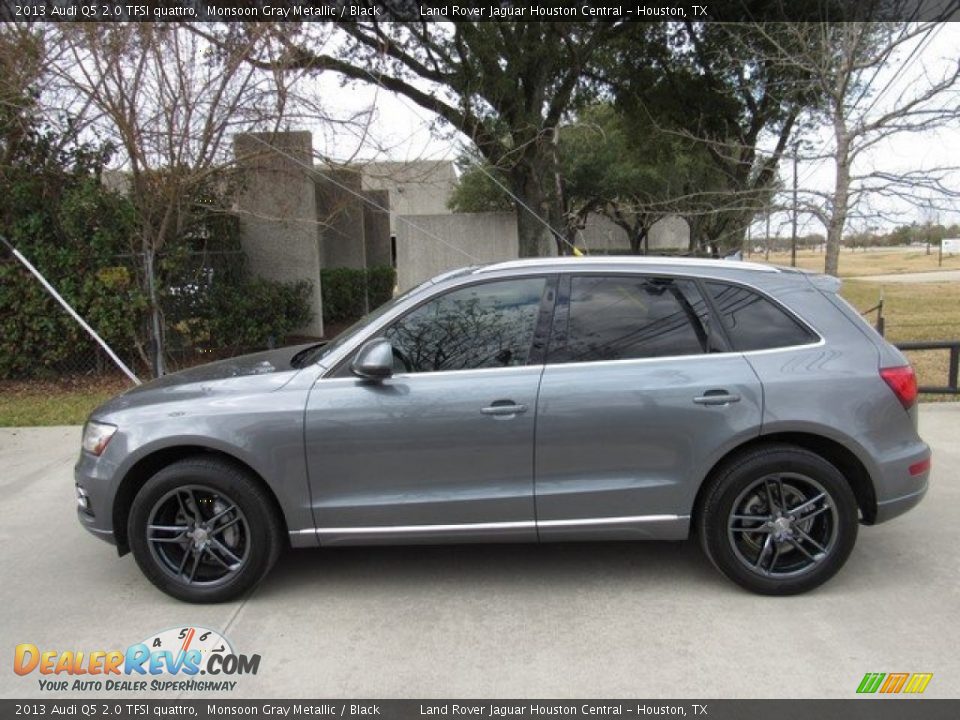 2013 Audi Q5 2.0 TFSI quattro Monsoon Gray Metallic / Black Photo #11
