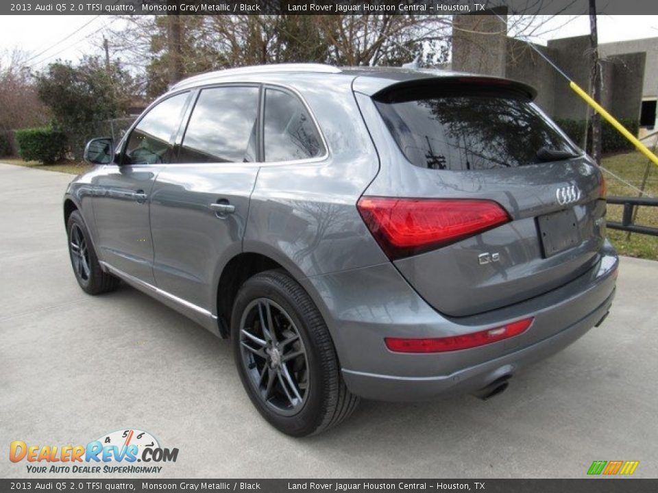 2013 Audi Q5 2.0 TFSI quattro Monsoon Gray Metallic / Black Photo #12