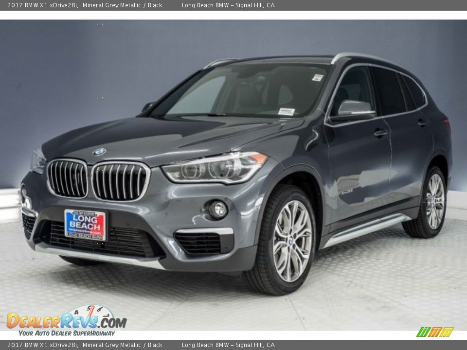 2017 BMW X1 xDrive28i Mineral Grey Metallic / Black Photo #31