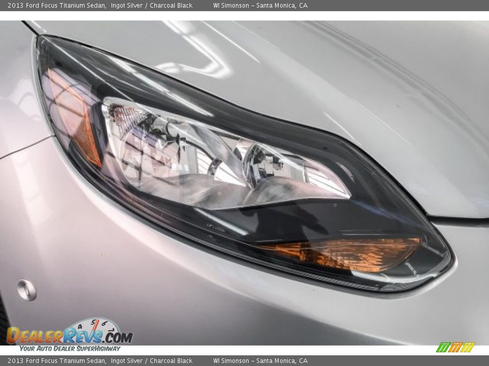 2013 Ford Focus Titanium Sedan Ingot Silver / Charcoal Black Photo #30