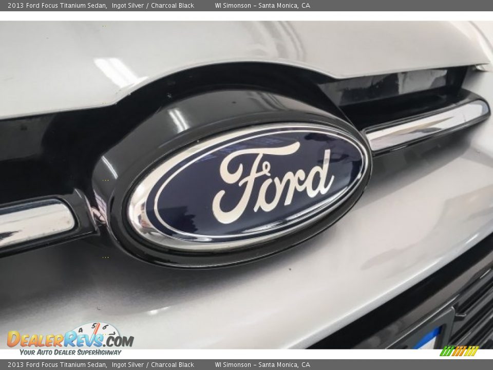 2013 Ford Focus Titanium Sedan Ingot Silver / Charcoal Black Photo #31