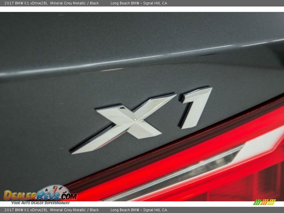 2017 BMW X1 xDrive28i Mineral Grey Metallic / Black Photo #6