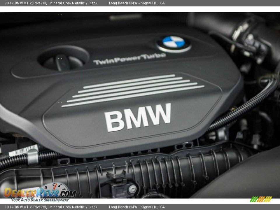 2017 BMW X1 xDrive28i Mineral Grey Metallic / Black Photo #24