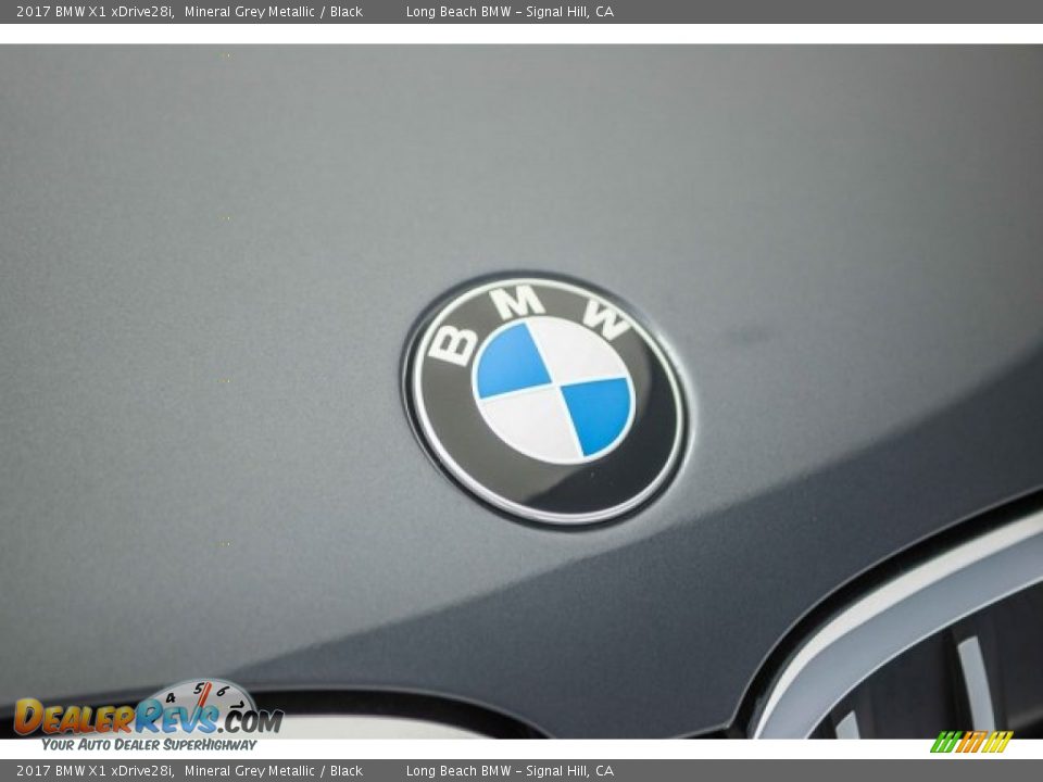 2017 BMW X1 xDrive28i Mineral Grey Metallic / Black Photo #26
