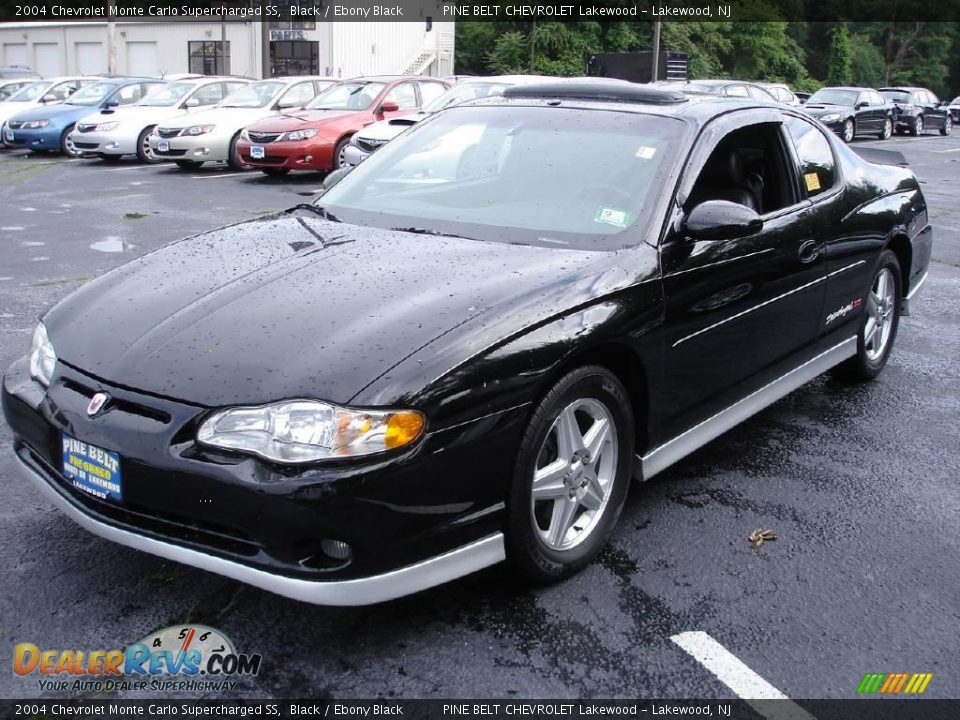 2004 Chevrolet Monte Carlo Supercharged SS Black / Ebony Black Photo #1