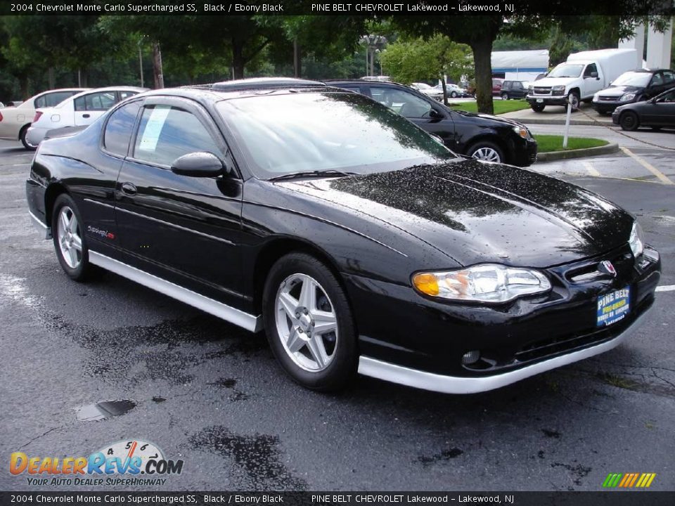 2004 Chevrolet Monte Carlo Supercharged SS Black / Ebony Black Photo #2