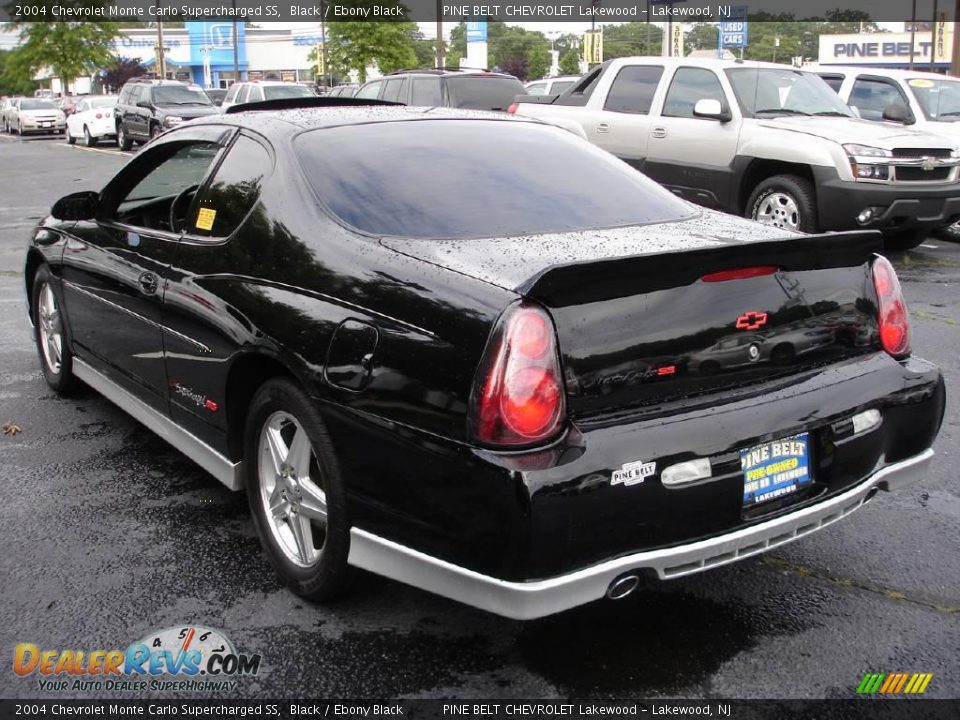 2004 Chevrolet Monte Carlo Supercharged SS Black / Ebony Black Photo #5