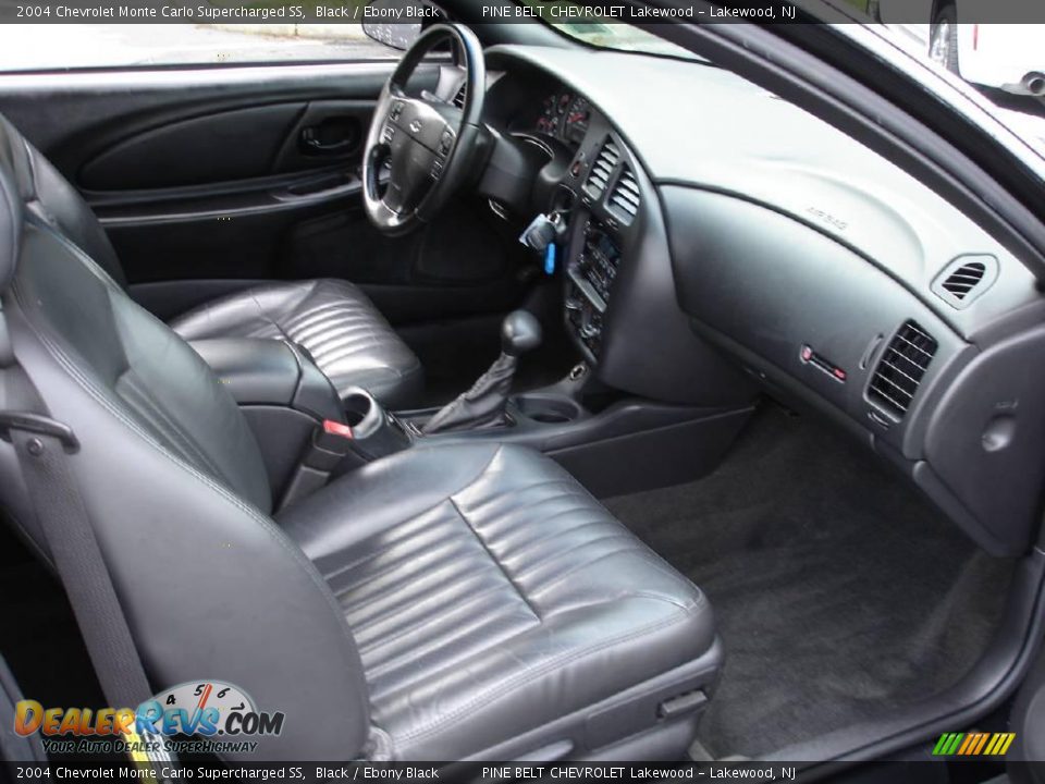 2004 Chevrolet Monte Carlo Supercharged SS Black / Ebony Black Photo #10