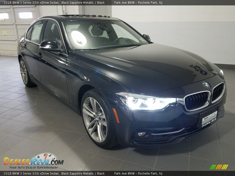2018 BMW 3 Series 330i xDrive Sedan Black Sapphire Metallic / Black Photo #7
