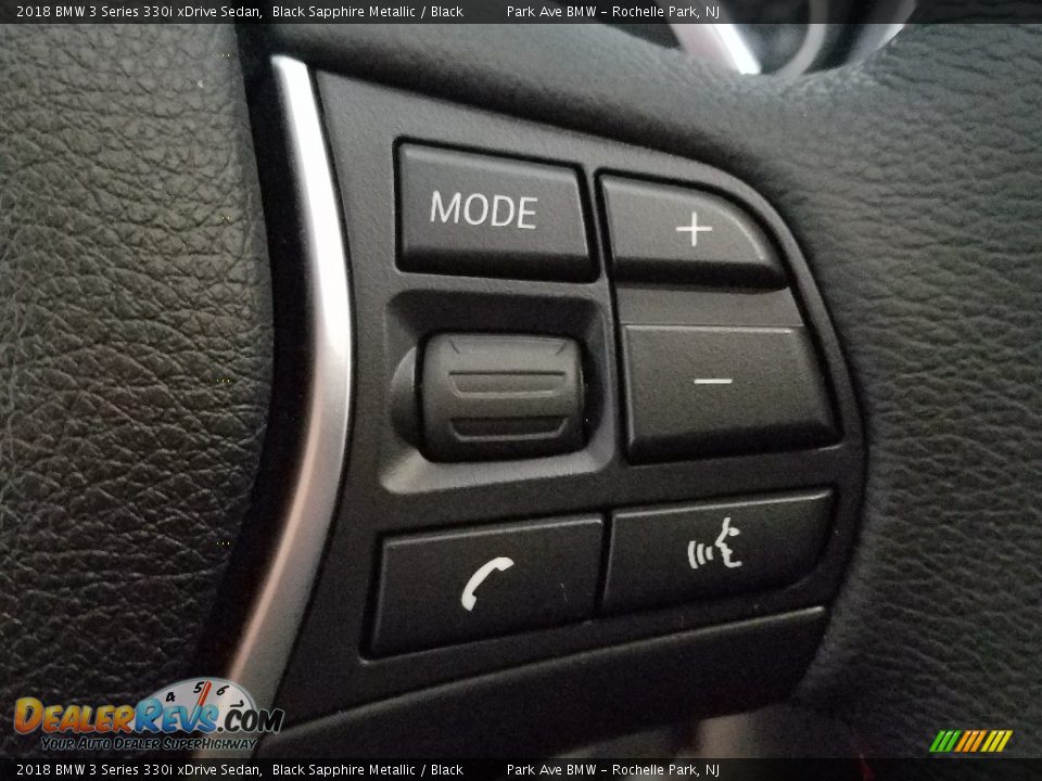 2018 BMW 3 Series 330i xDrive Sedan Black Sapphire Metallic / Black Photo #18